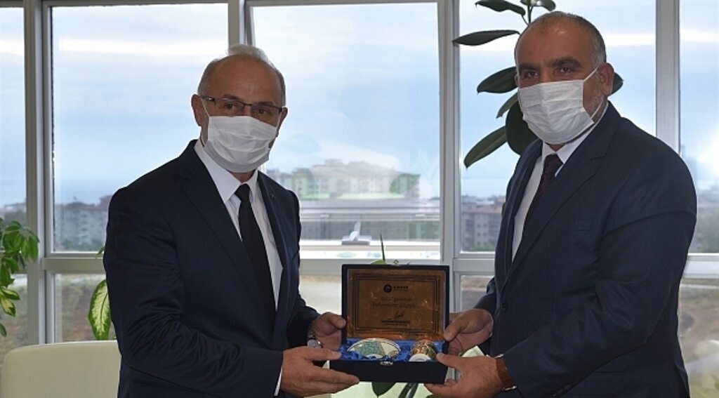 samsun haber - Başkan Sandıkçı’dan Rektör Ünal’a tebrik ziyareti
