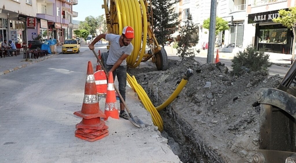 samsun haber Kavak'ta doğal gaz çalışmaları hızlandı