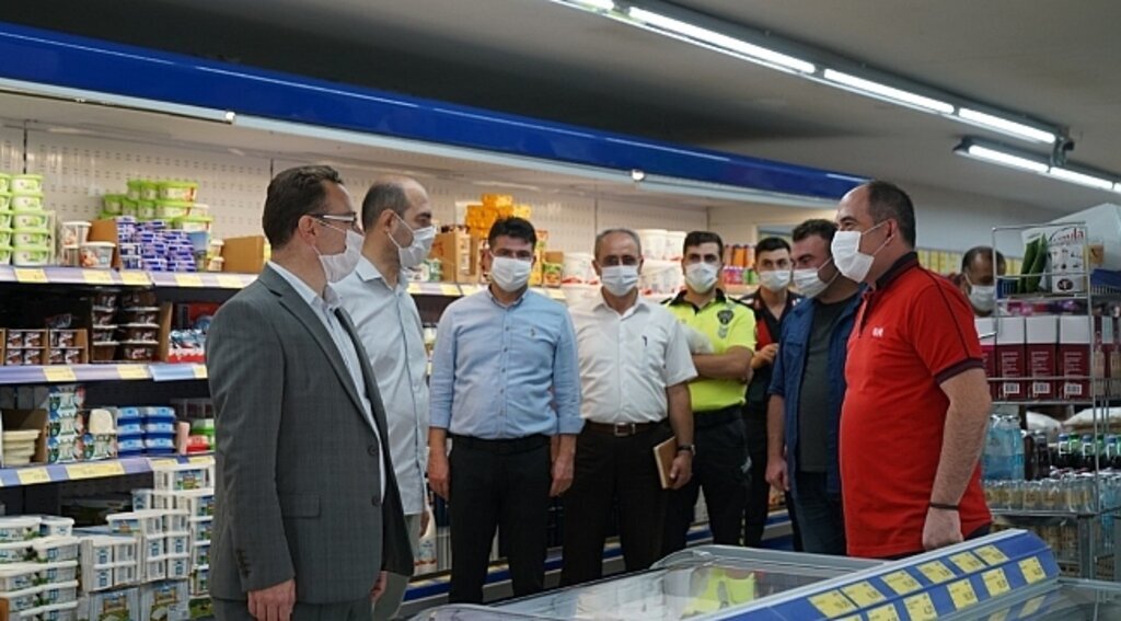 samsun haber - Terme'de yoğun korona virüsü denetimi