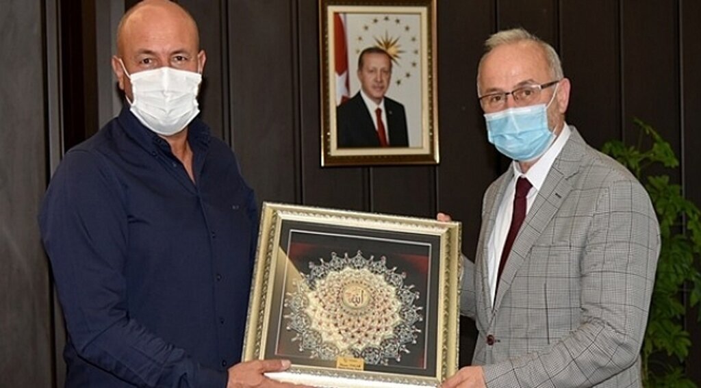 samsun haber - Başkan Togar'dan Rektör Ünal'a tebrik