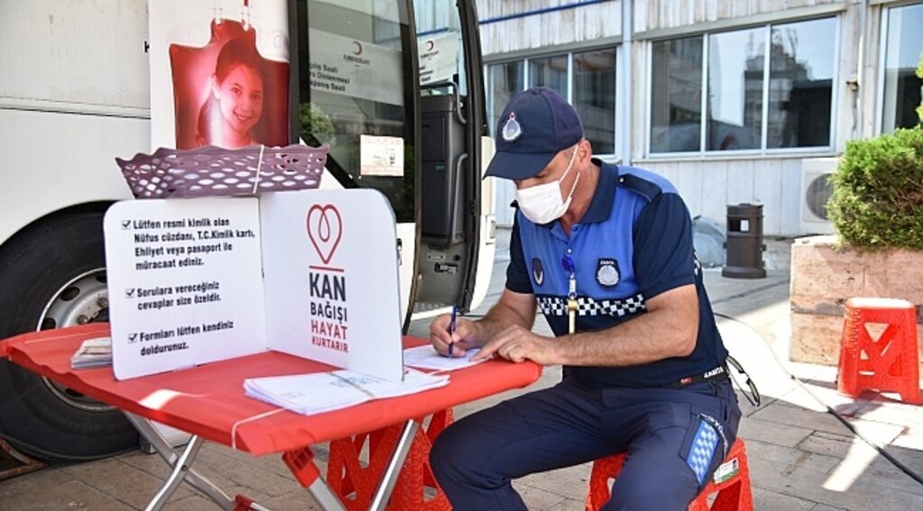 samsun haber - Büyükşehir personelinden Kızılay’a kan bağışı