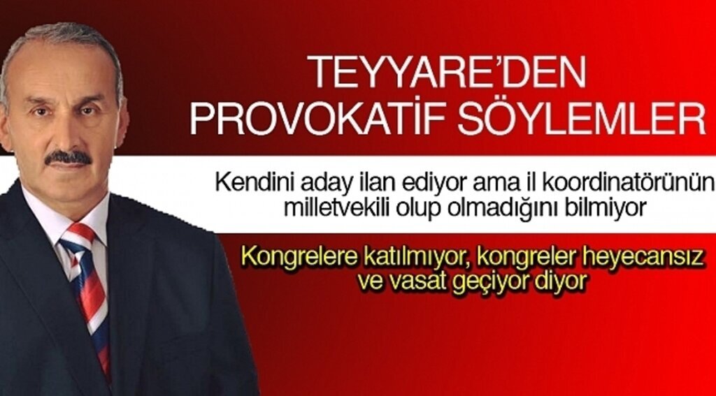 Teyyare’den provokatif söylemler
