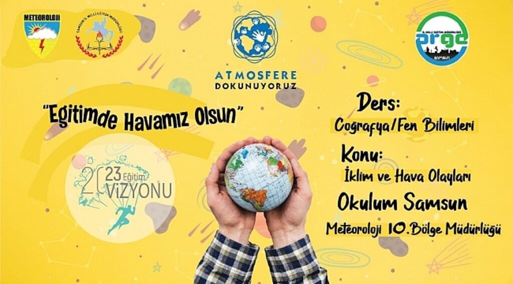Samsun'da öğrenciler 'Atmosfere Dokunuyor'