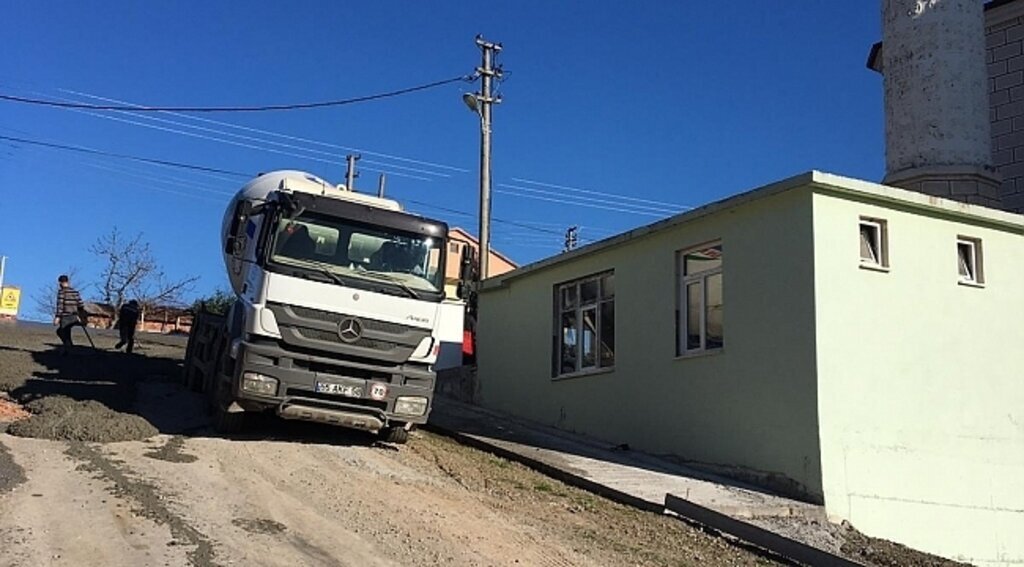 19 Mayıs'ta yol çalışmaları hız kesmiyor