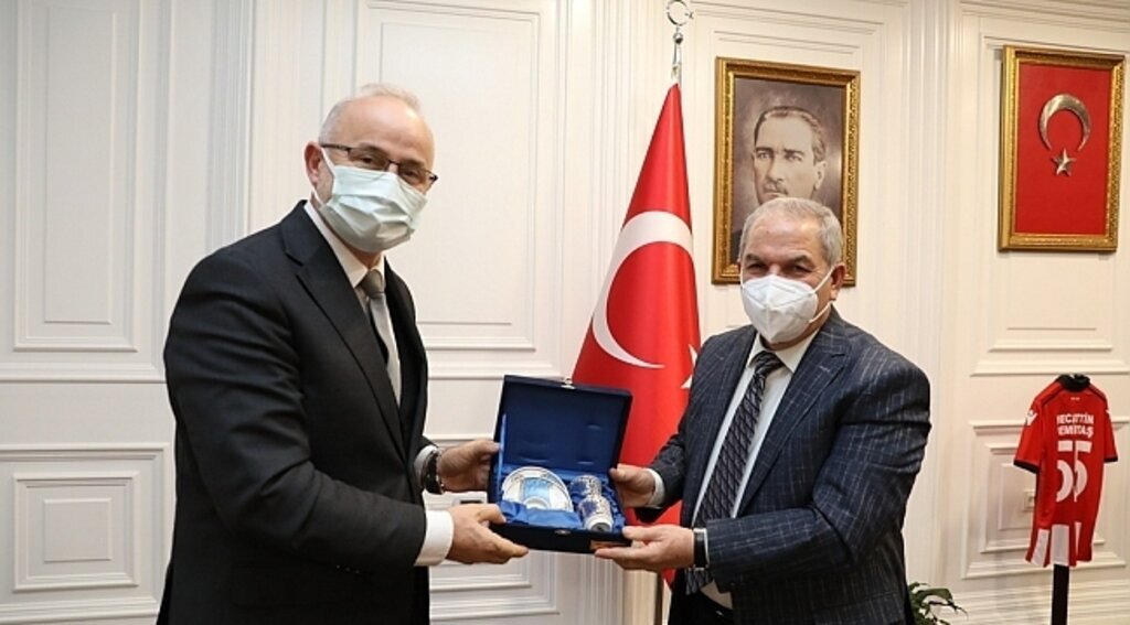 Başkan Demirtaş Rektör Ünal'ı ağırladı