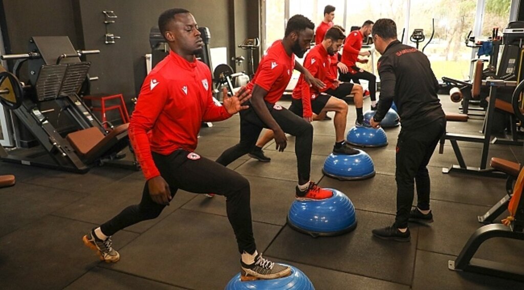 Samsunspor kuvvet çalıştı