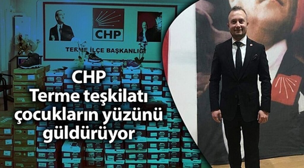CHP Terme teşkilatı çocukların yüzünü güldürüyor
