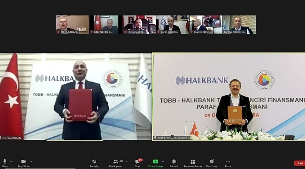 Murzioğlu, KOBİ'leri rahatlatacak finansman anlaşması törenine katıldı