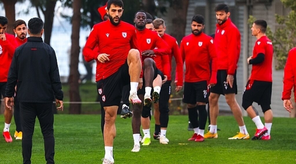 samsun haber - Samsunspor'dan çiftte antrenman