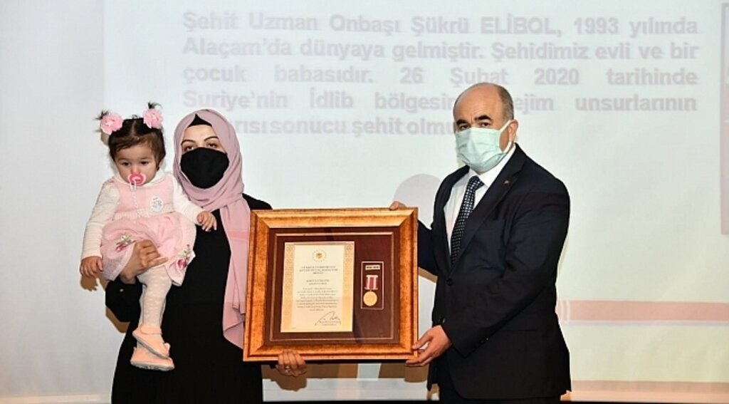 Cumhurbaşkanı Erdoğan'dan Samsunlu şehit yakınları ve gazilere madalya