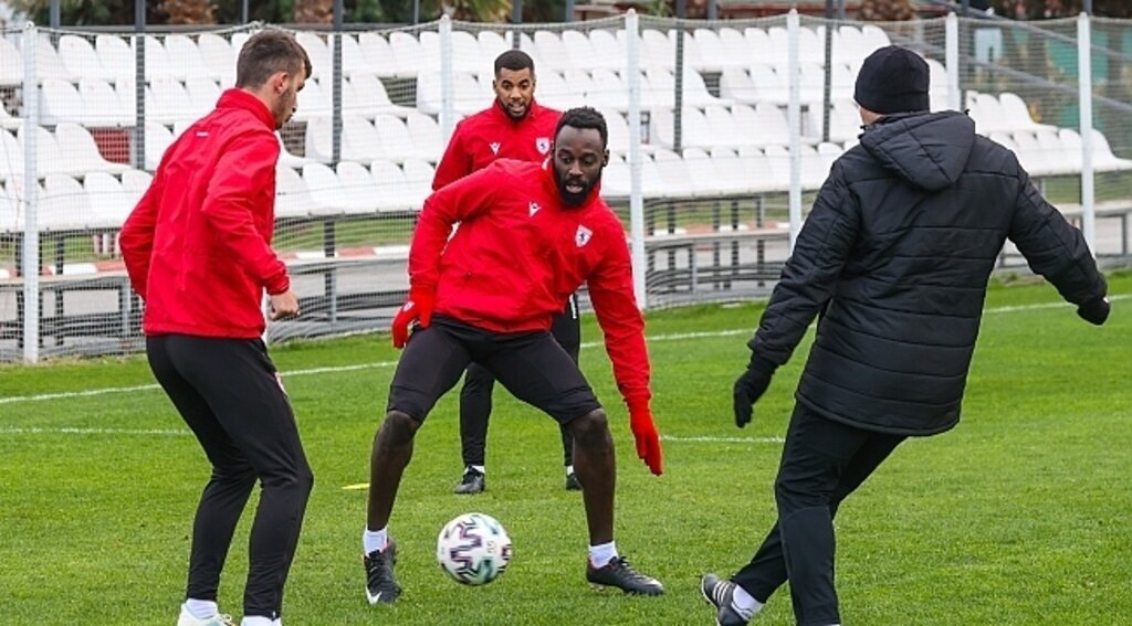Samsunspor'dan çift antrenman