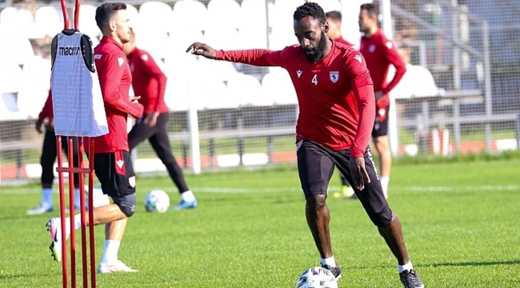 Samsunspor pas çalıştı