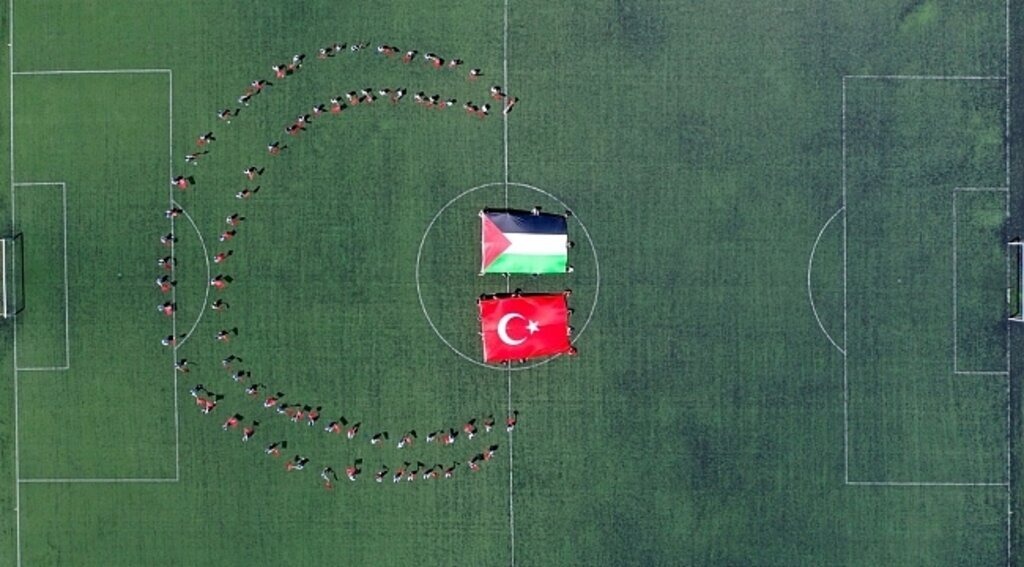 Çarşambalı gençlerden Filistin'e destek