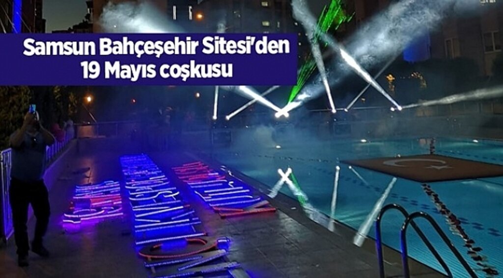 Samsun Bahçeşehir Sitesi'den 19 Mayıs coşkusu