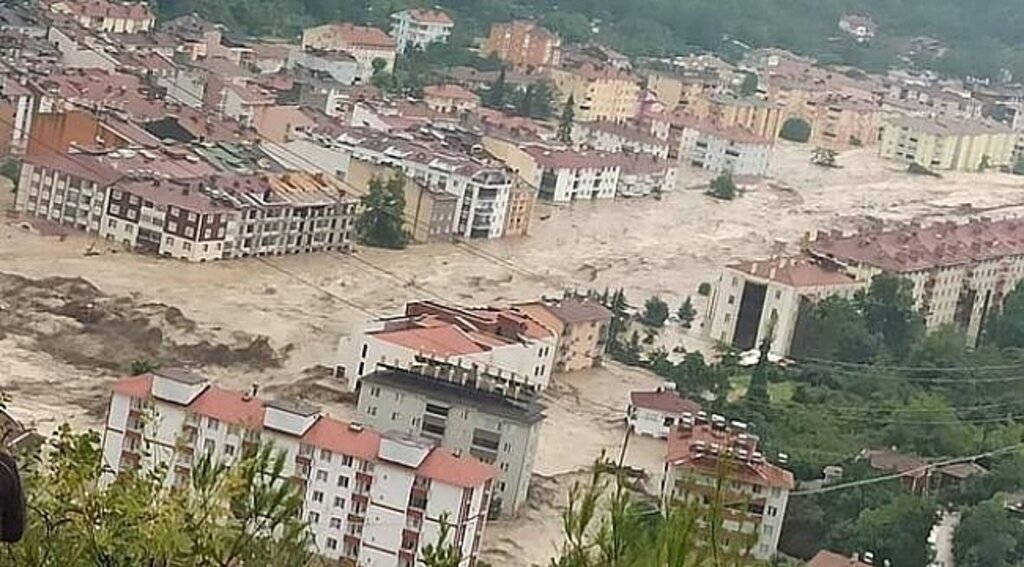 Samsun'un batısına sel uyarısı