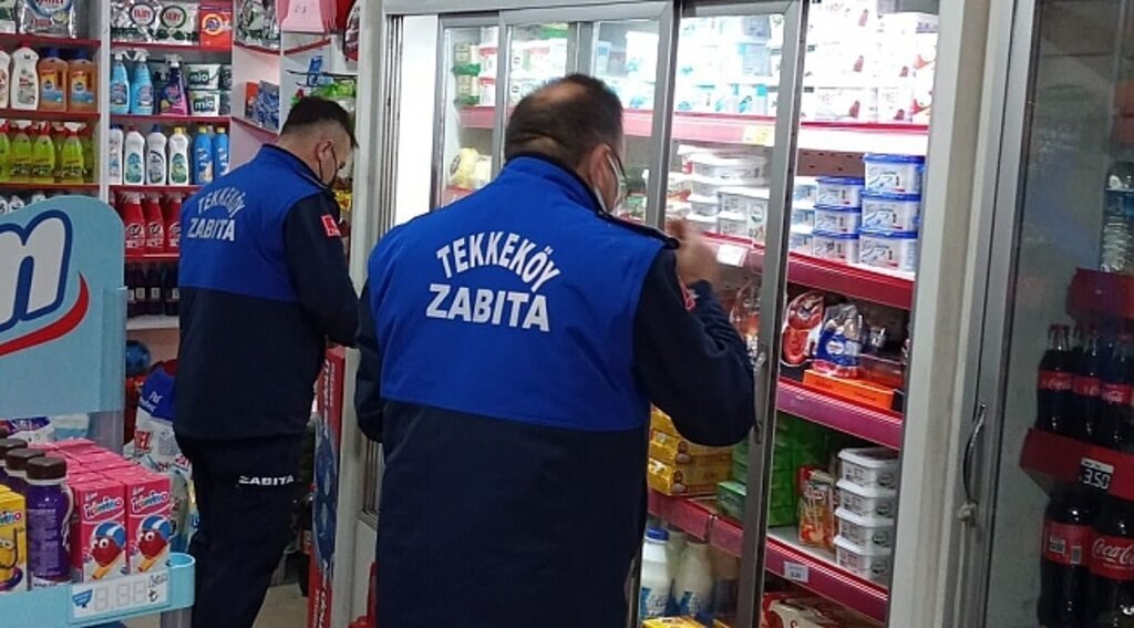 Tekekköy Belediyesi'nden iş yerlerine sıkı denetim