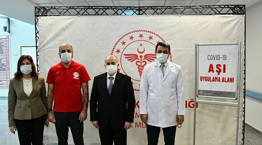 Samsun'da Turkovac aşısı başladı