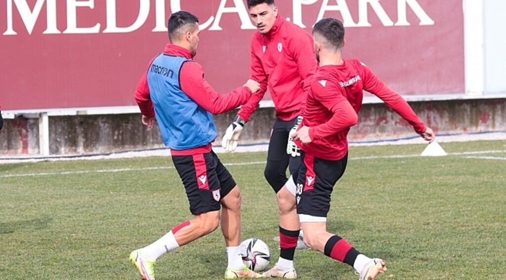Samsunspor'dan taktik antrenmanı