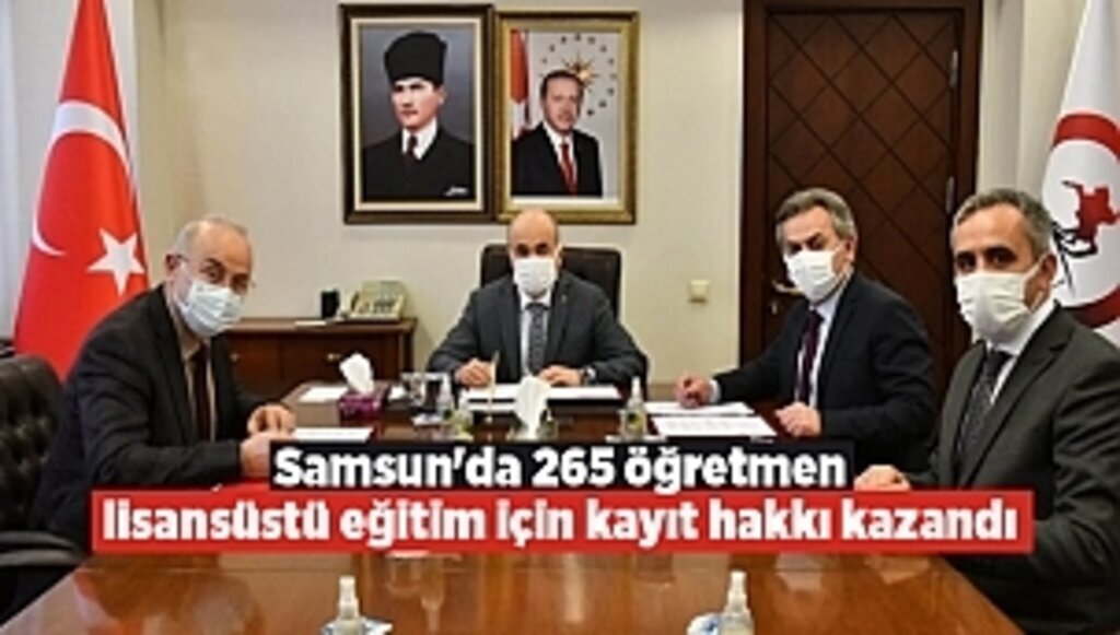 Samsun’da Lisansüstü Eğitim Protokolü Kapsamında 265 Öğretmen Kayıt Hakkı Kazandı
