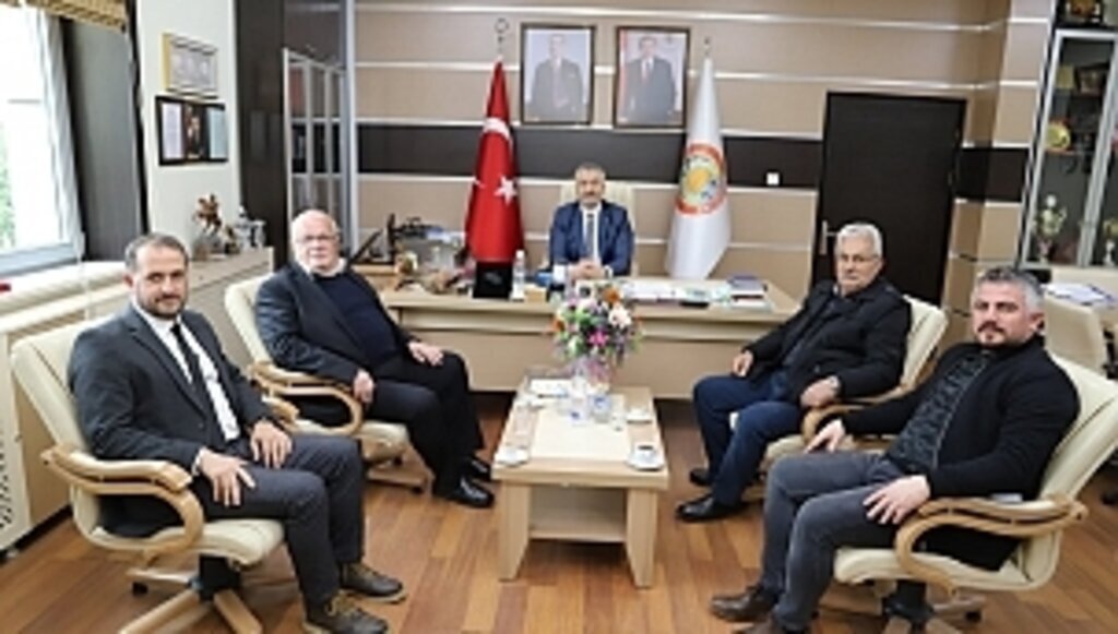 Taşköprü Yerel Eylem Grubu Derneğinden Başkan Topaloğlu’na Ziyaret