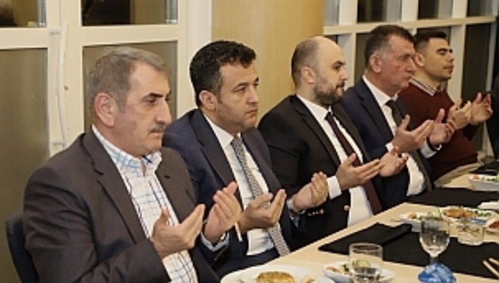 Çarşamba'da muhtarlar iftarda buluştu