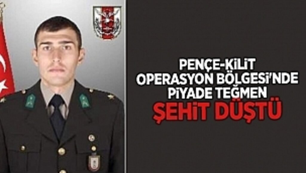 Pençe-Kilit Operasyon Bölgesi'nde piyade teğmen şehit düştü