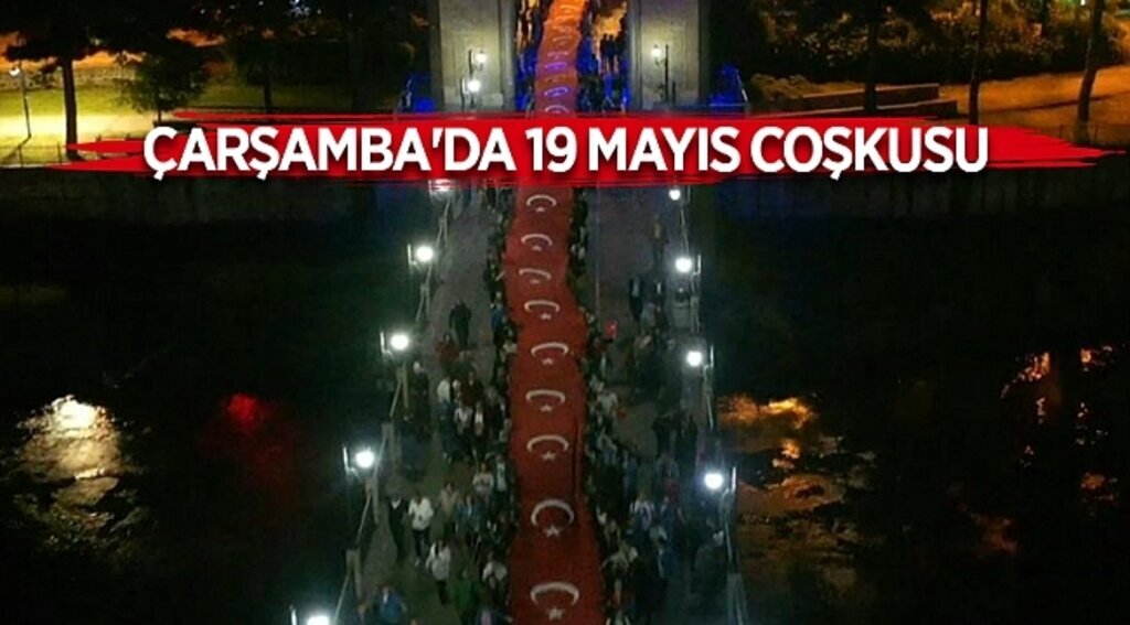 Çarşamba'da 19 Mayıs coşkusu