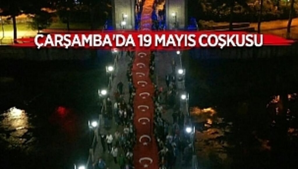 Çarşamba'da 19 Mayıs coşkusu