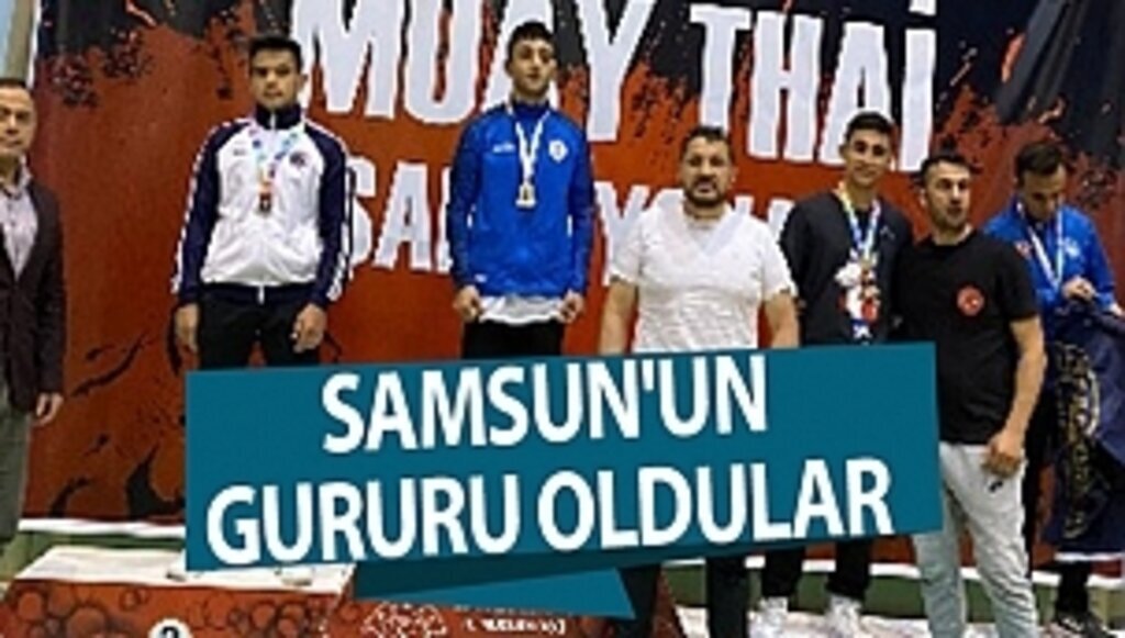 Samsun'un gururları oldular