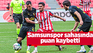Samsunspor sahasında puan kaybetti