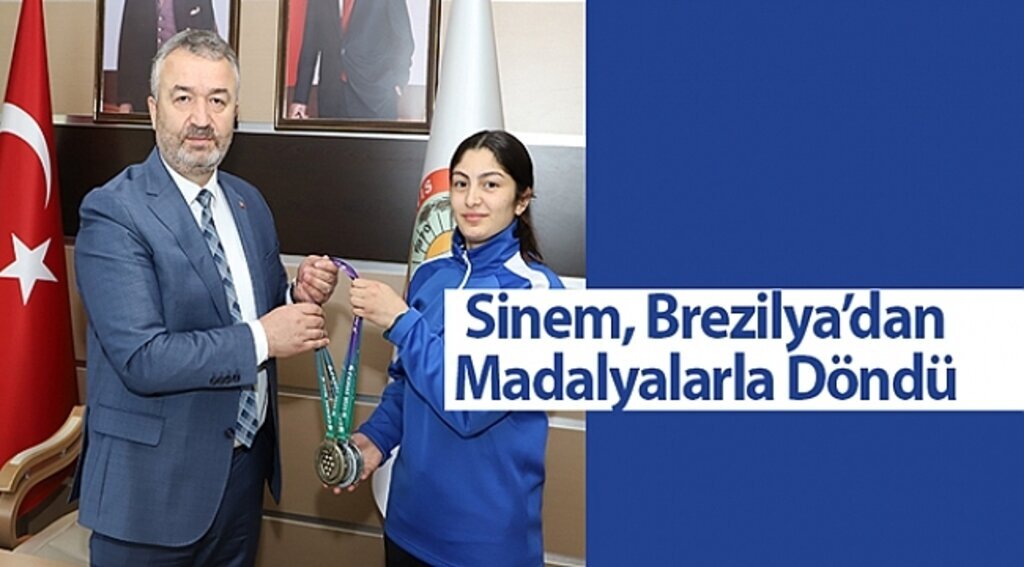 Sinem, Brezilya'dan Madalyalarla Döndü