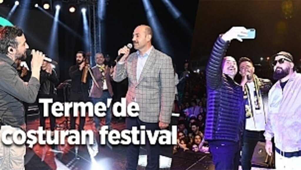 Terme'de coşturan festival