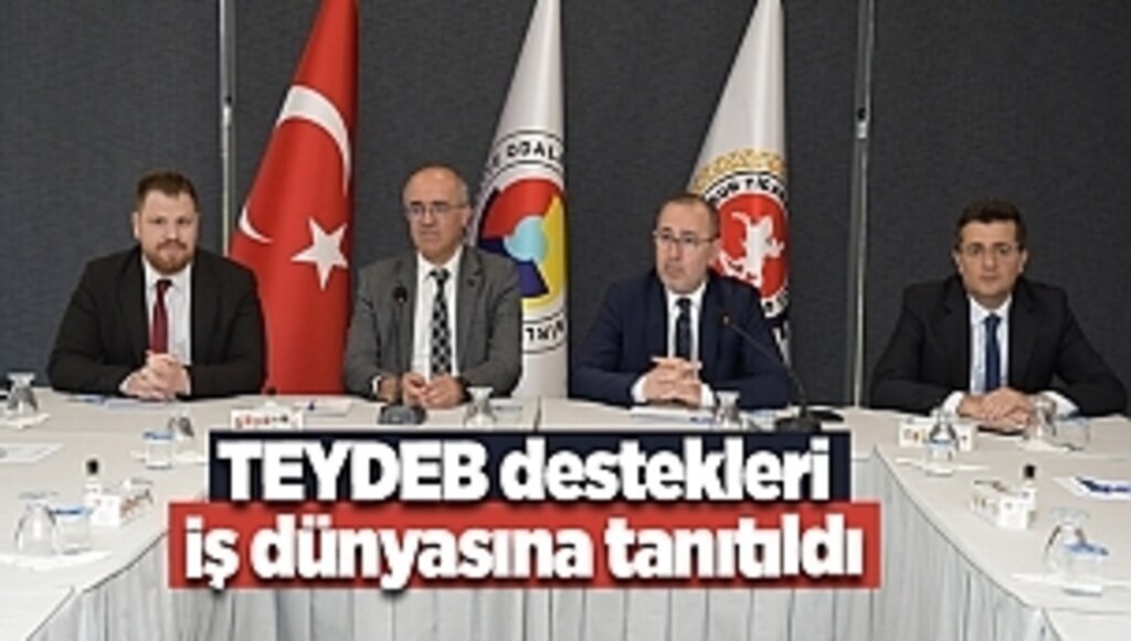 TEYDEB destekleri iş dünyasına tanıtıldı