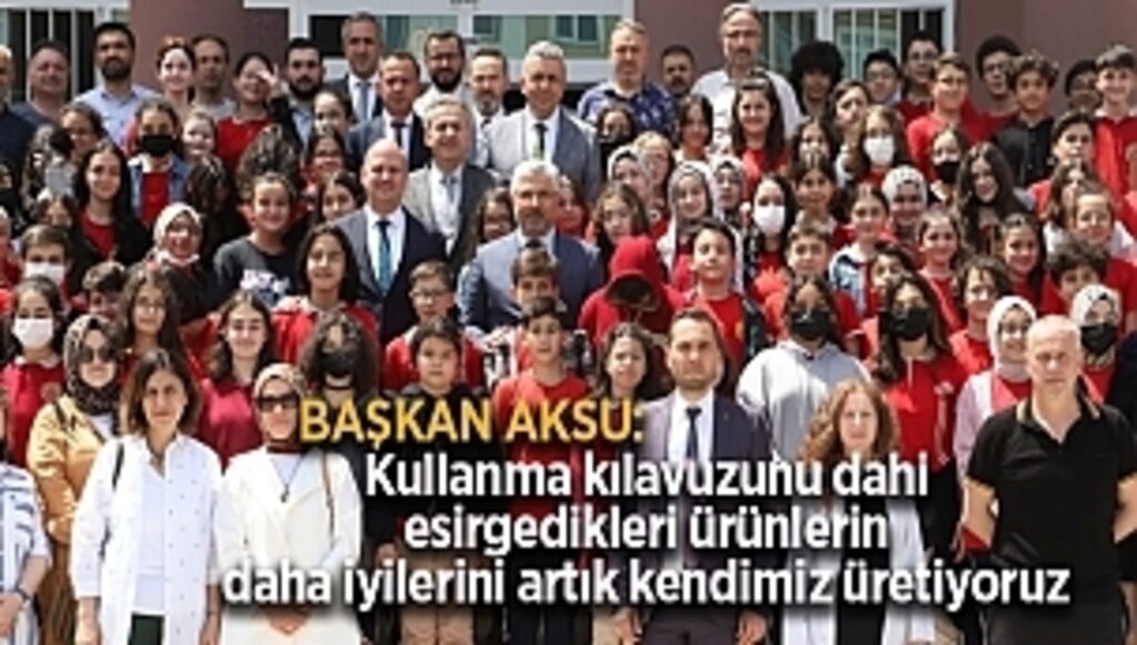 BAŞKAN AKSU: Kullanma kılavuzunu dahi esirgedikleri ürünlerin daha iyilerini artık kendimiz üretiyoruz