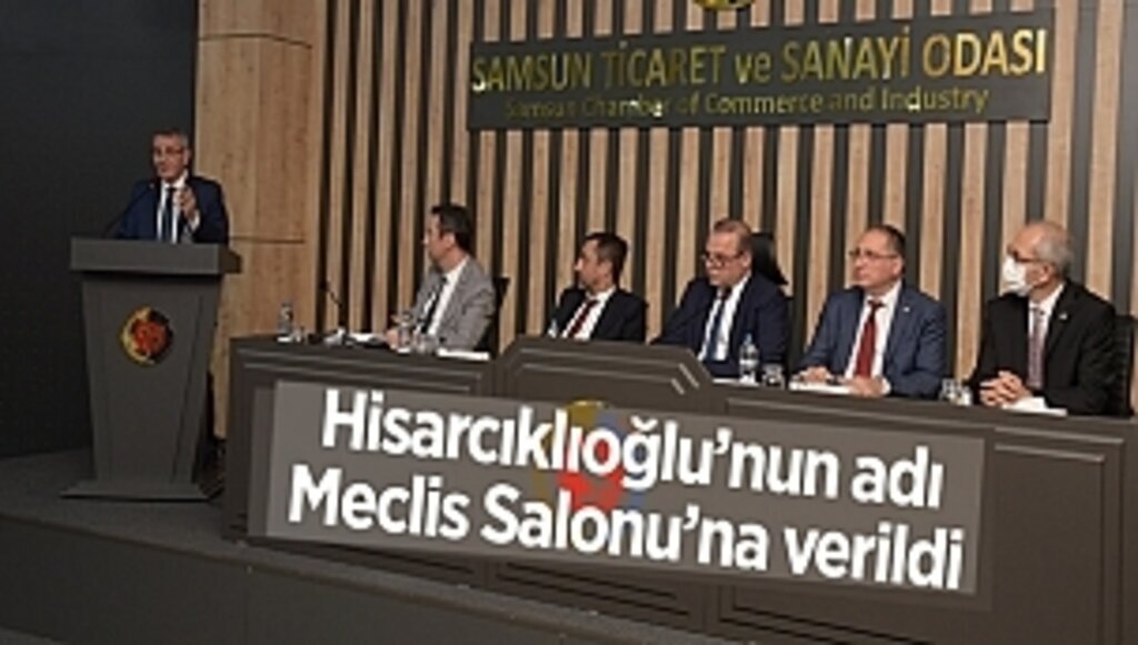 Hisarcıklıoğlu’nun adı Meclis Salonu’na verildi