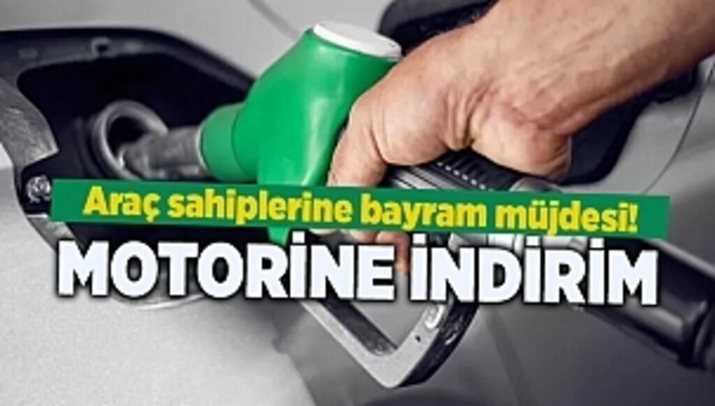 Araç sahiplerine bayram müjdesi! Motorine indirim