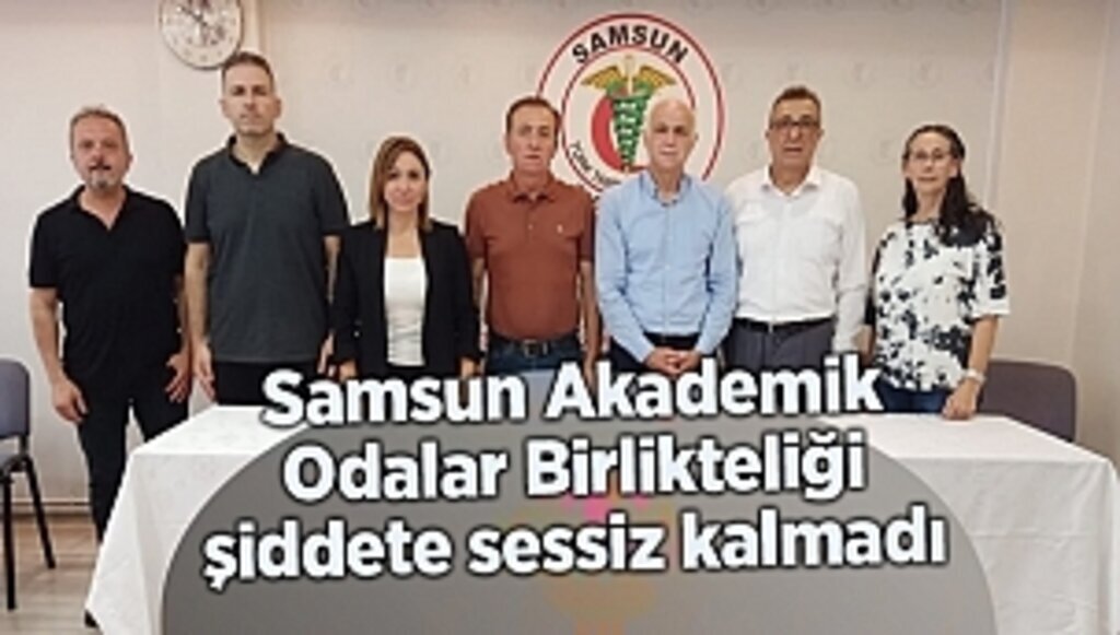 Samsun Akademik Odalar Birlikteliği şiddete sessiz kalmadı