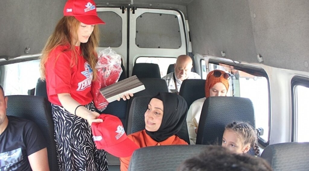 Canik Belediyesi’nden TEKNOFEST anısına özel hediye