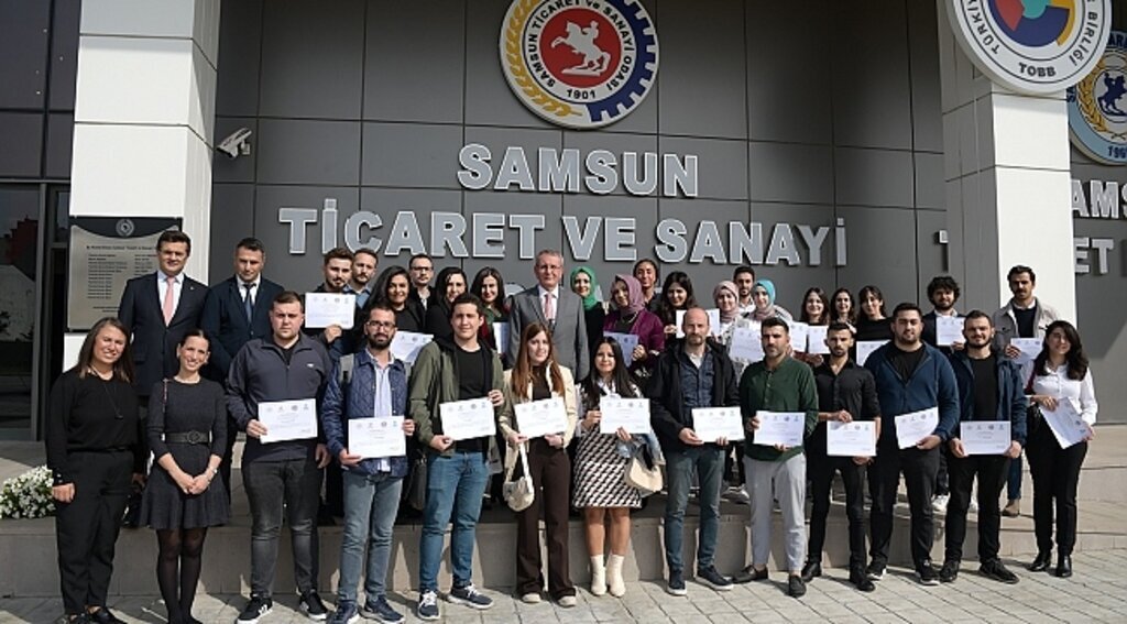 Samsun TSO kursiyerlei sertifikalarını aldı