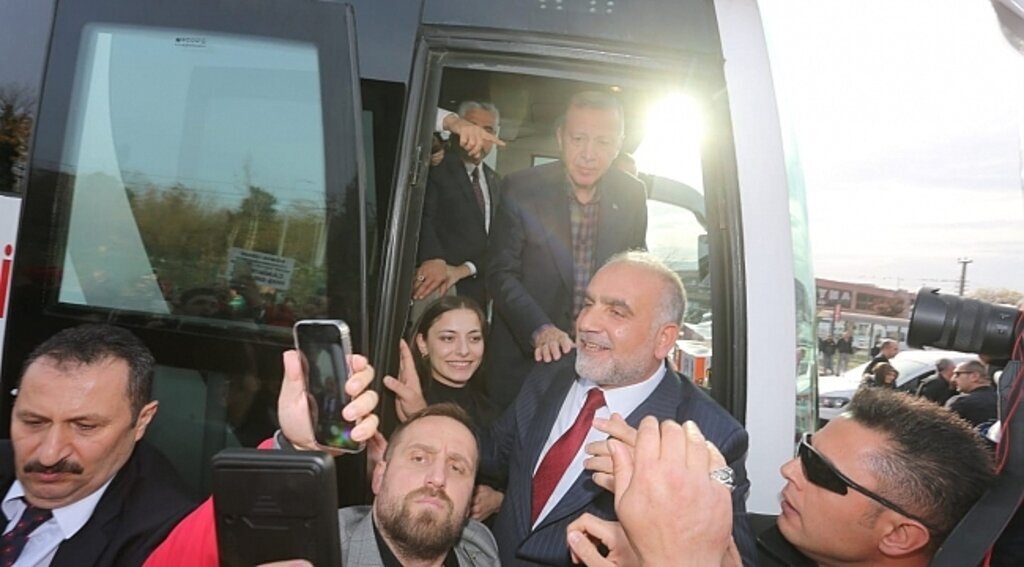 Canik’te Cumhurbaşkanı Erdoğan’a Sevgi Seli
