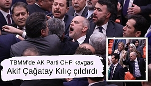 TBMM'de vekiller birbirine girdi