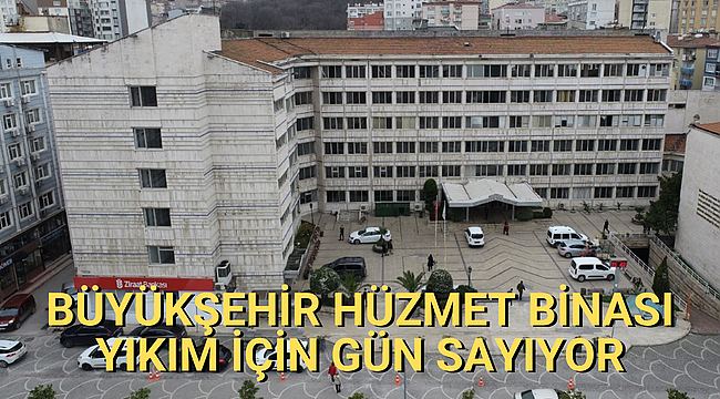 Büyükşehir hizmet binasının yerine iş merkezi