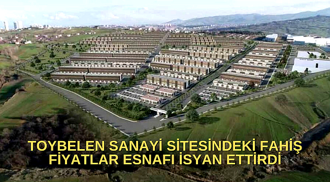 ESNAFIN TOYBELEN SANAYİDE FAHİŞ FİYAT İSYANI
