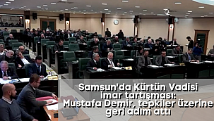 Kürtün Vadisi imarında Mustafa Demir geri adım attı