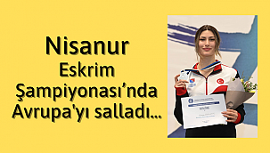Nisanur'dan gümüş madalya