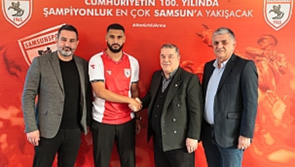 Samsunspor Bennasser'i renklerine kattı
