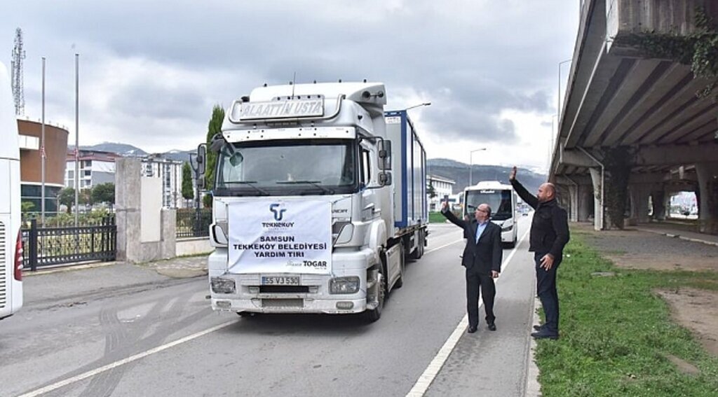 Tekkeköy’den yaraları saracak gönül seferberliği