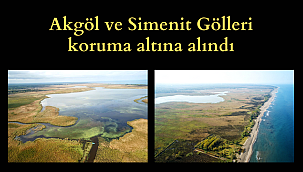 Akgöl ve Simenit Gölleri koruma altına alındı