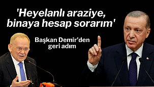 Cumhurbaşkanı Erdoğan: 'Heyelanlı araziye, binaya hesap sorarım'