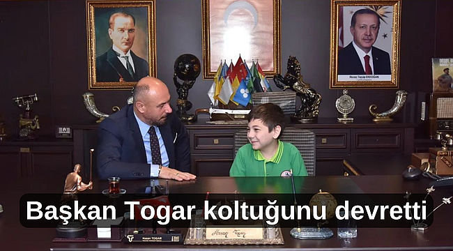 Başkan Togar koltuğunu devretti